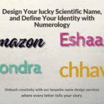 Close-Up of Four Unique Name Designs